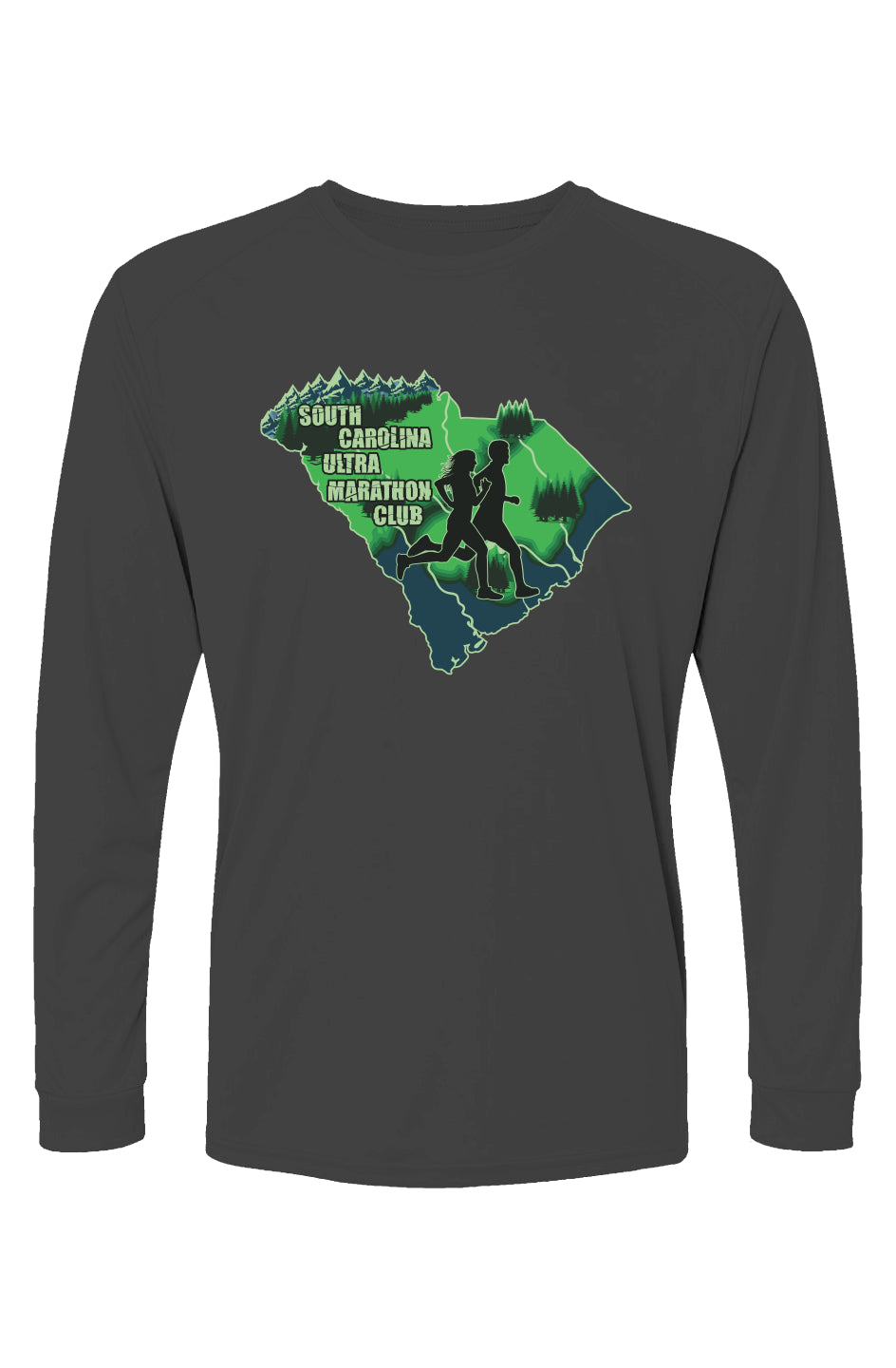 South Carolina Ultra Marathon Club Islander Long Sleeve Tee w/ UPF 50+