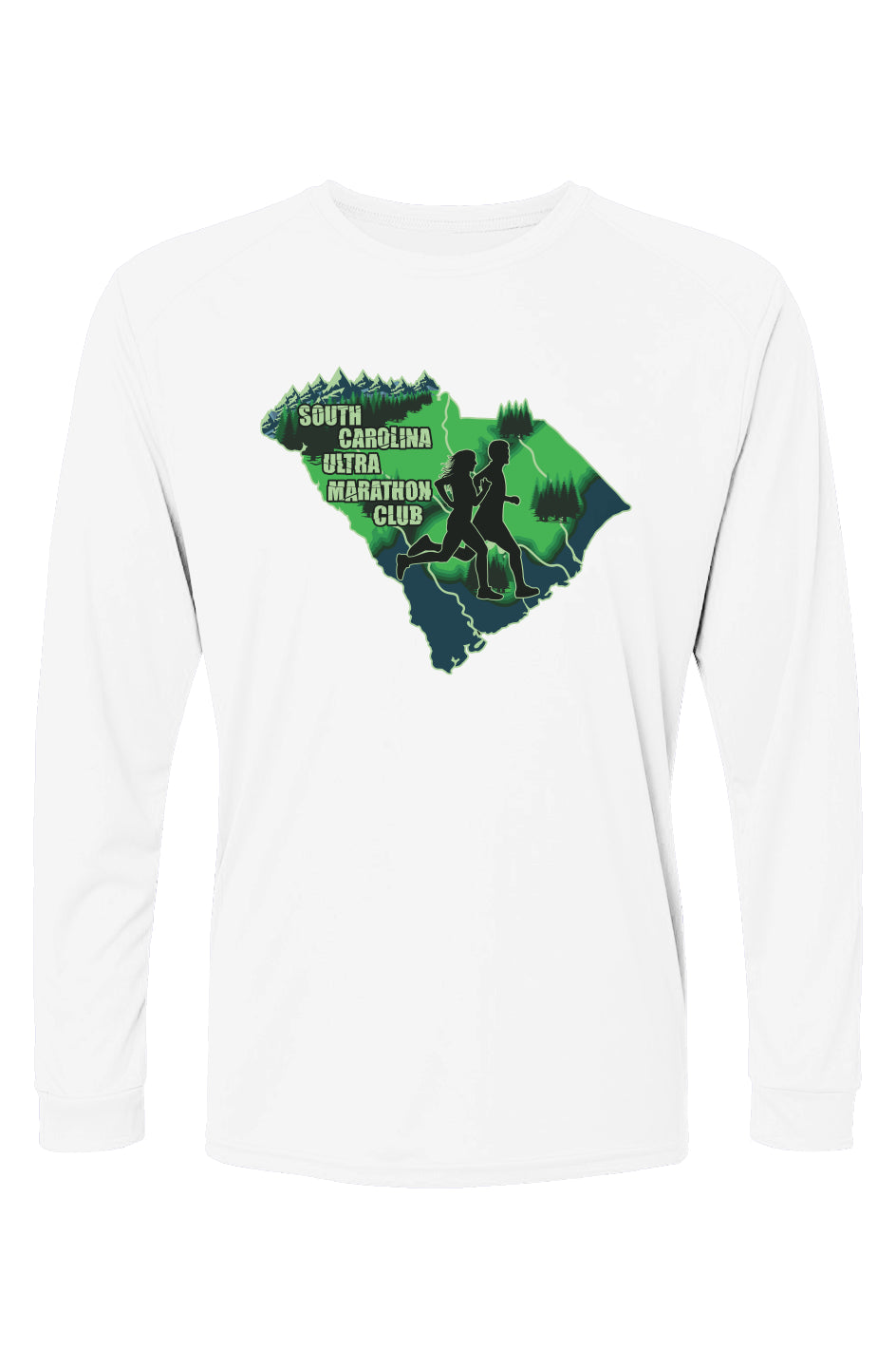 South Carolina Ultra Marathon Club Islander Long Sleeve Tee w/ UPF 50+