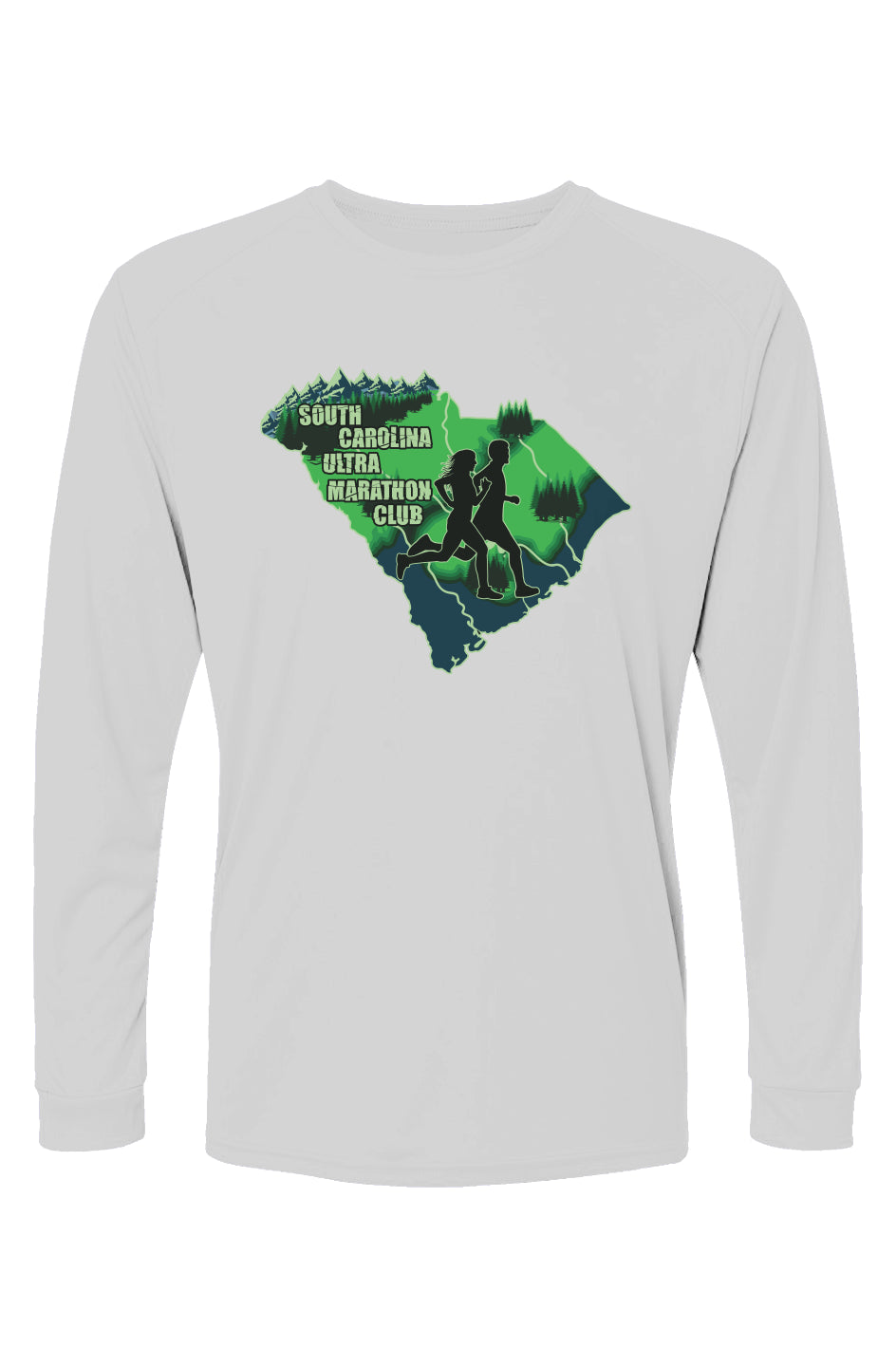 South Carolina Ultra Marathon Club Islander Long Sleeve Tee w/ UPF 50+