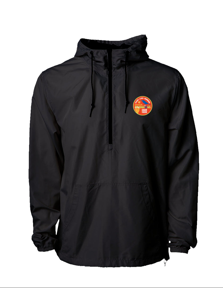 Knock on Woodstock Lightweight Pullover Windbreaker