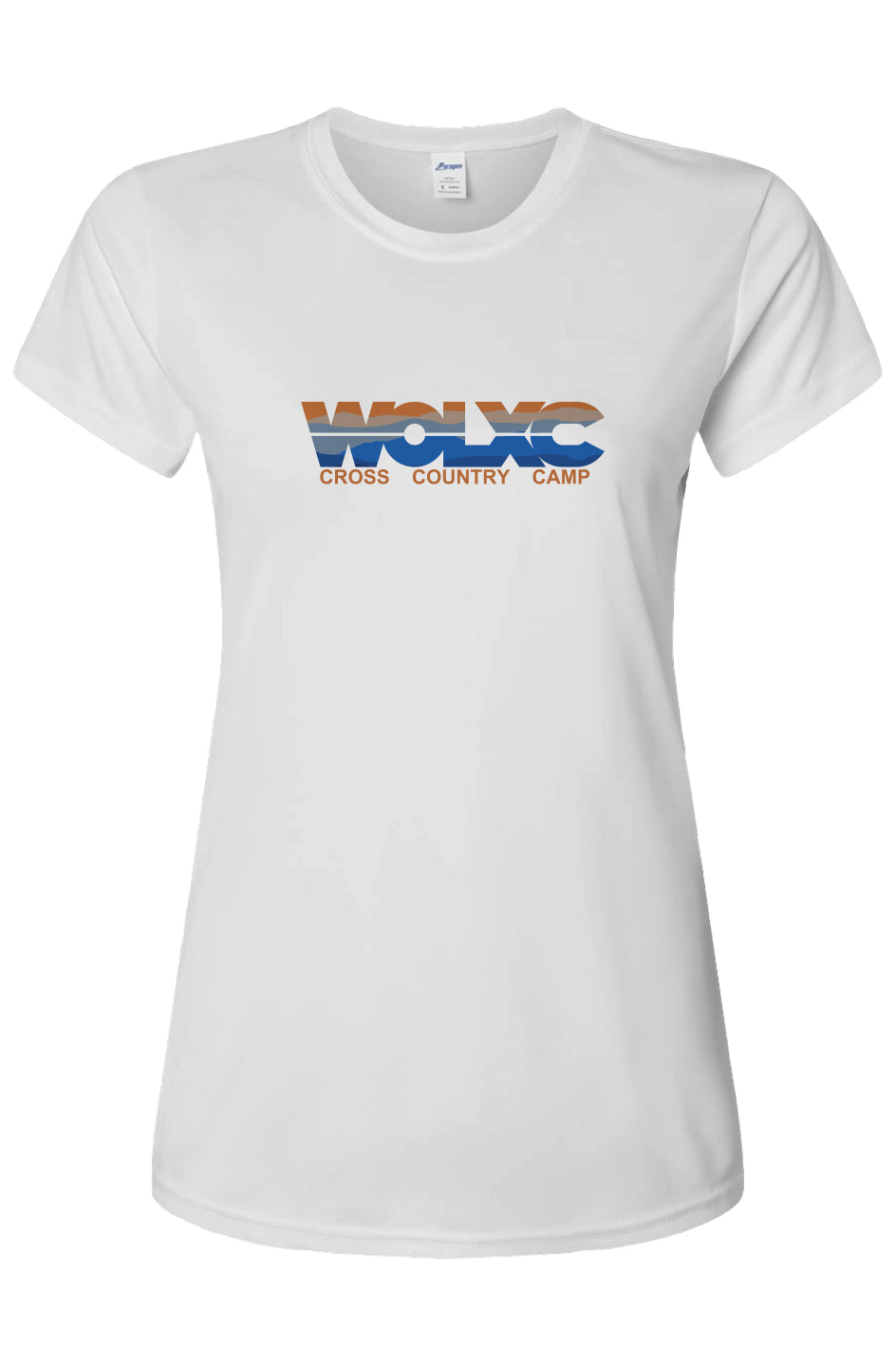WOLXC Cross Country Camp Ladies' Islander Performance Tee w/ SPF 50+