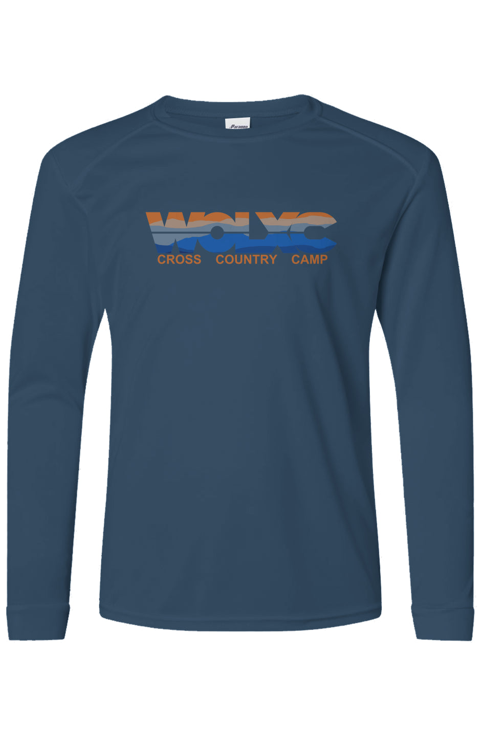 WOLXC Cross Country Camp Youth Islander L/S Tee with UPF 50+