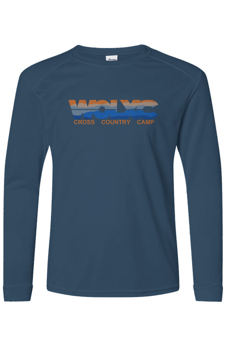 WOLXC Cross Country Camp Youth Islander L/S Tee with UPF 50+