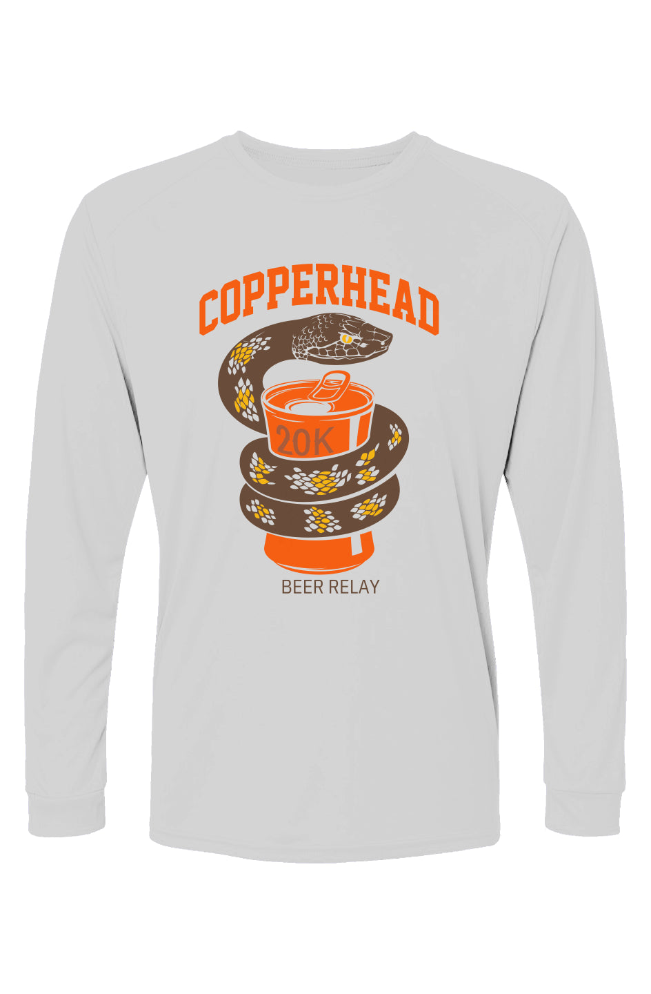 Copperhead Beer Relay Islander L/S Performance Tee w/ UPF 50+