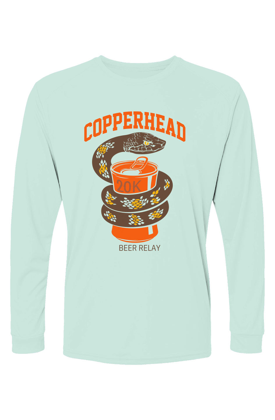 Copperhead Beer Relay Islander L/S Performance Tee w/ UPF 50+