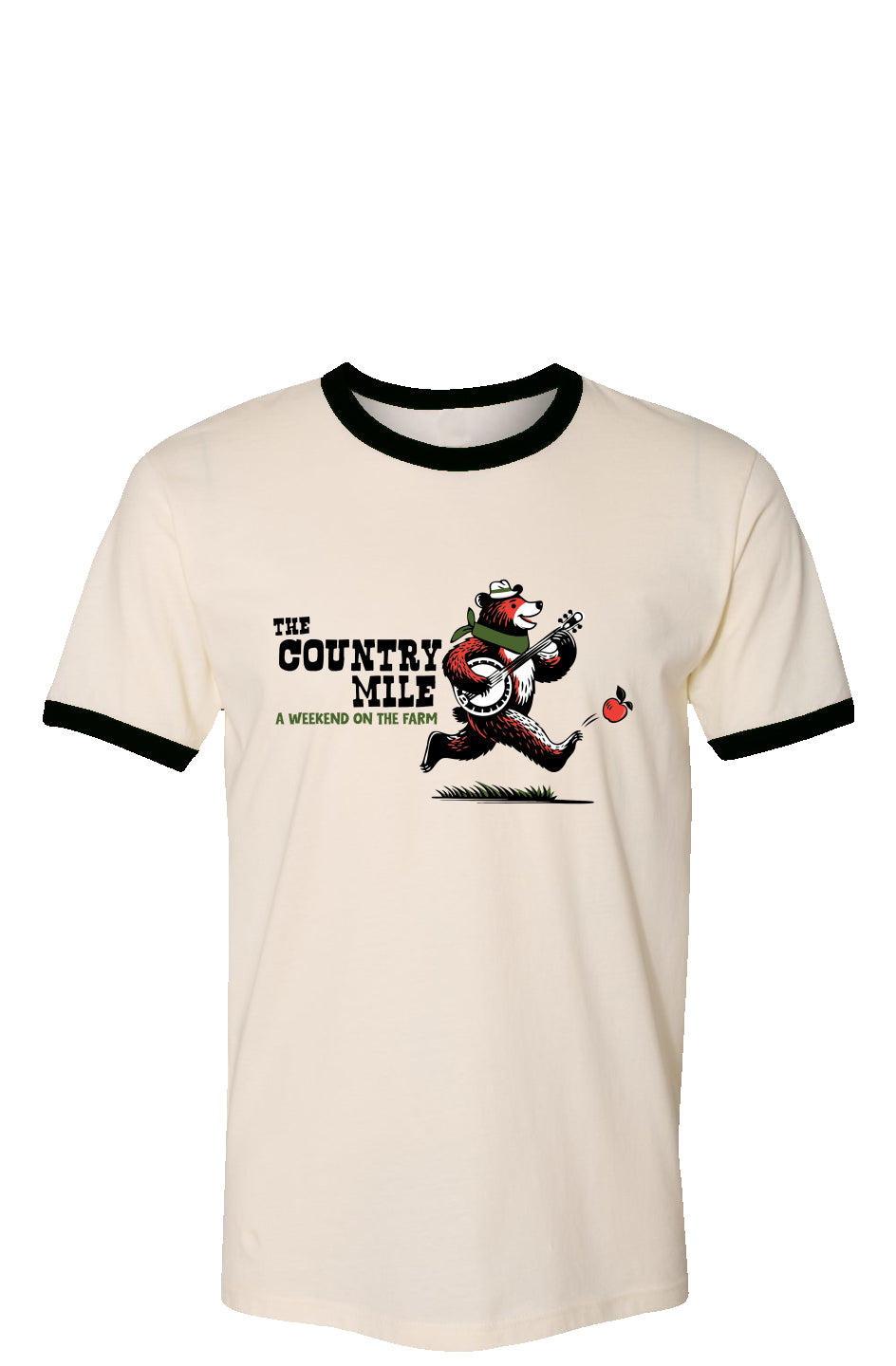 The Country Mile Weekend on the Farm Vintage Cotton Ringer Tee
