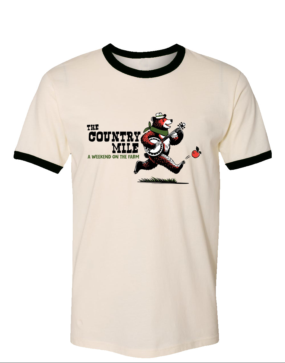The Country Mile Weekend on the Farm Vintage Cotton Ringer Tee