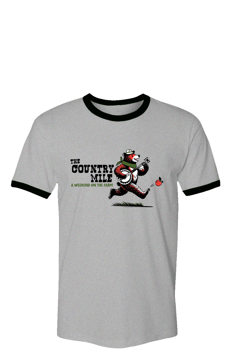 The Country Mile Weekend on the Farm Vintage Cotton Ringer Tee