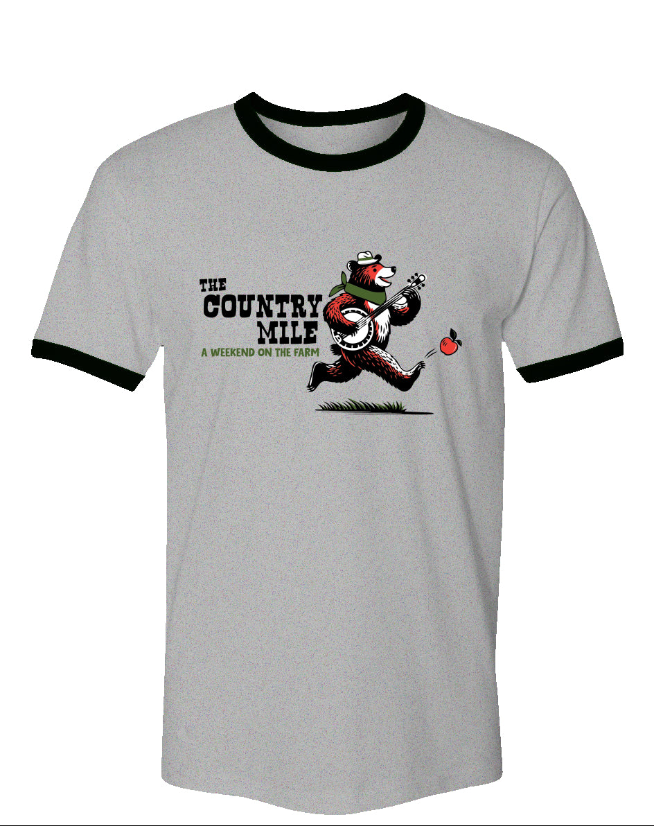 The Country Mile Weekend on the Farm Vintage Cotton Ringer Tee