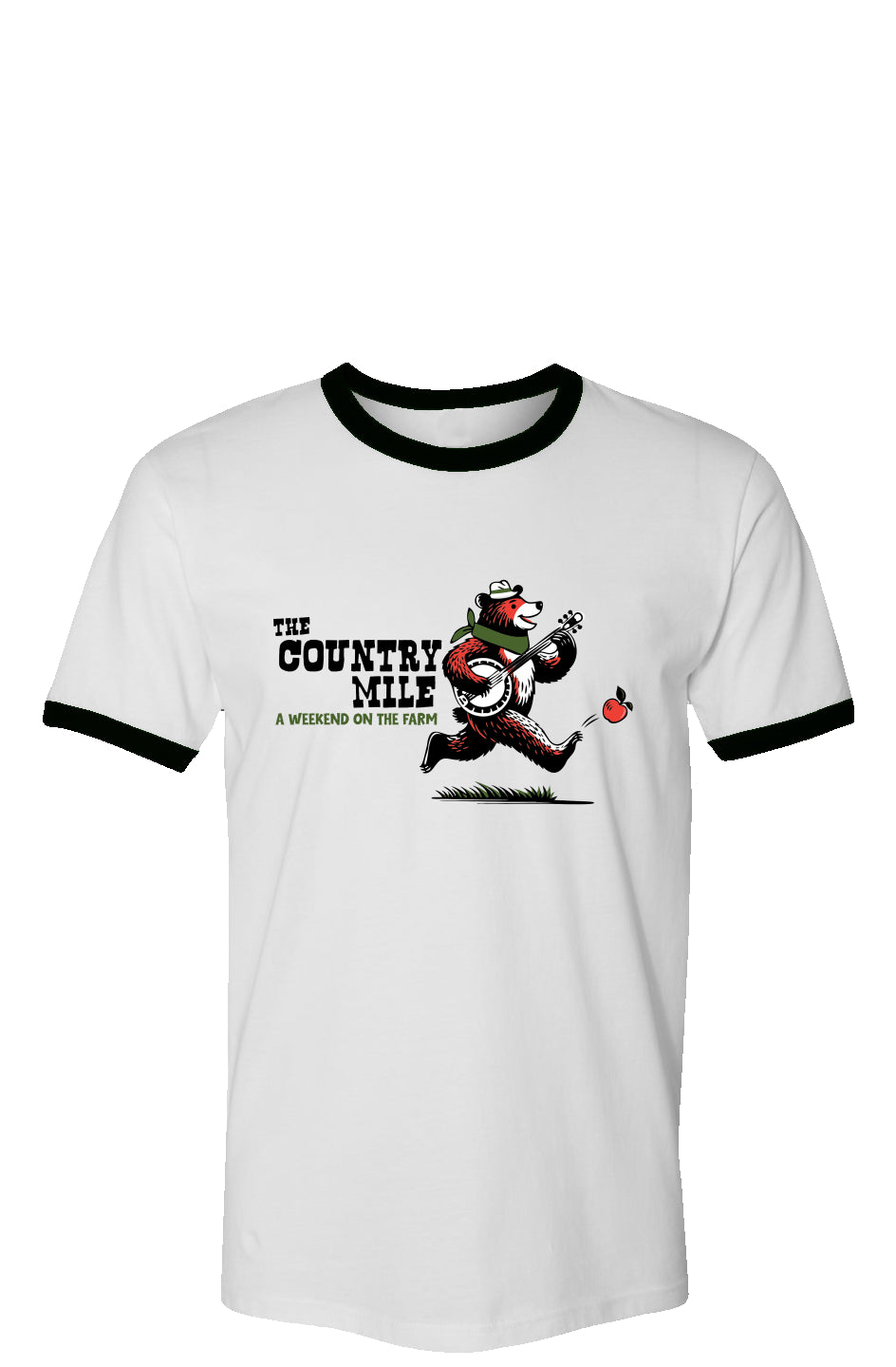 The Country Mile Weekend on the Farm Vintage Cotton Ringer Tee