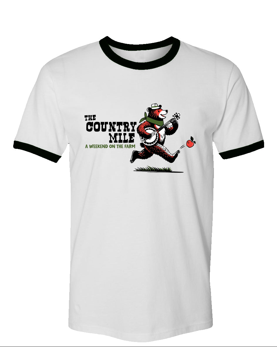 The Country Mile Weekend on the Farm Vintage Cotton Ringer Tee