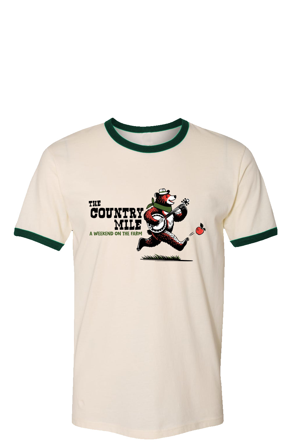 The Country Mile Weekend on the Farm Vintage Cotton Ringer Tee