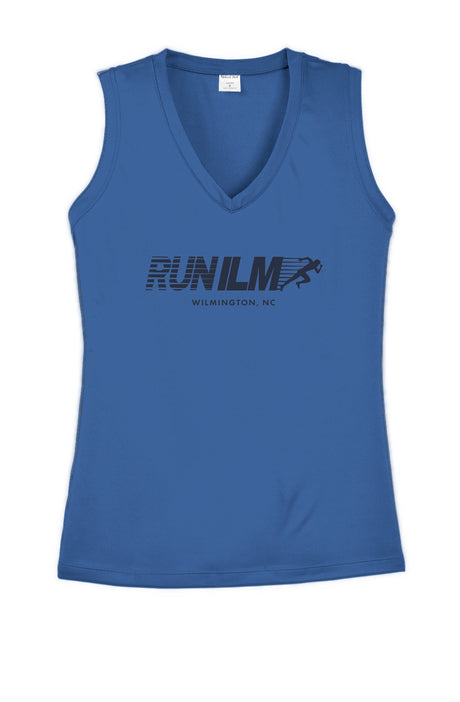 RUN ILM Ladies' Competitor V-Neck Tee