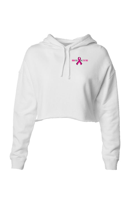 Run for the Ta Tas Lightweight Crop Hoodie