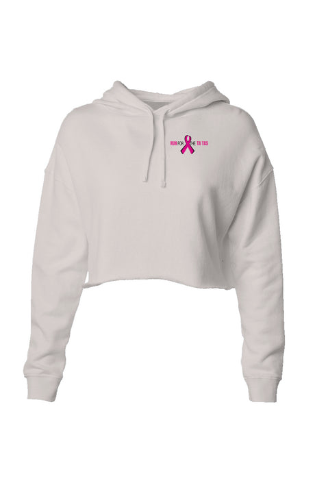 Run for the Ta Tas Lightweight Crop Hoodie