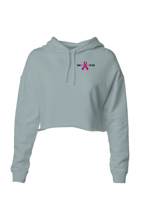Run for the Ta Tas Lightweight Crop Hoodie