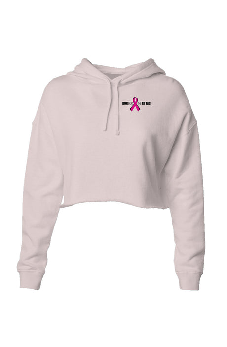 Run for the Ta Tas Lightweight Crop Hoodie