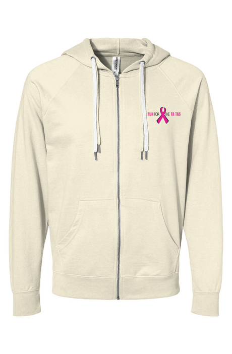 Run for the Ta Tas Icon Loopback Terry Zip Hoodie