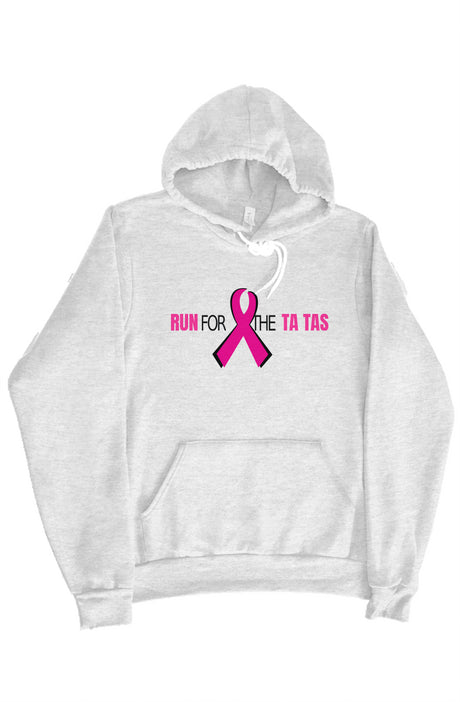 Run for the Ta Tas Sponge Fleece Pullover Hoodie