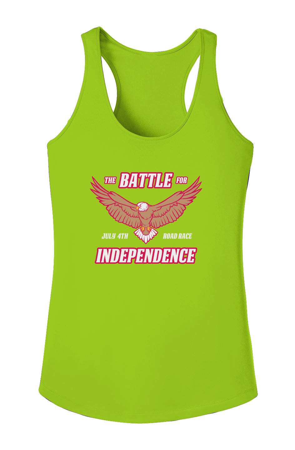 The Battle for Independence Ladies' Competitor Racerback Tank