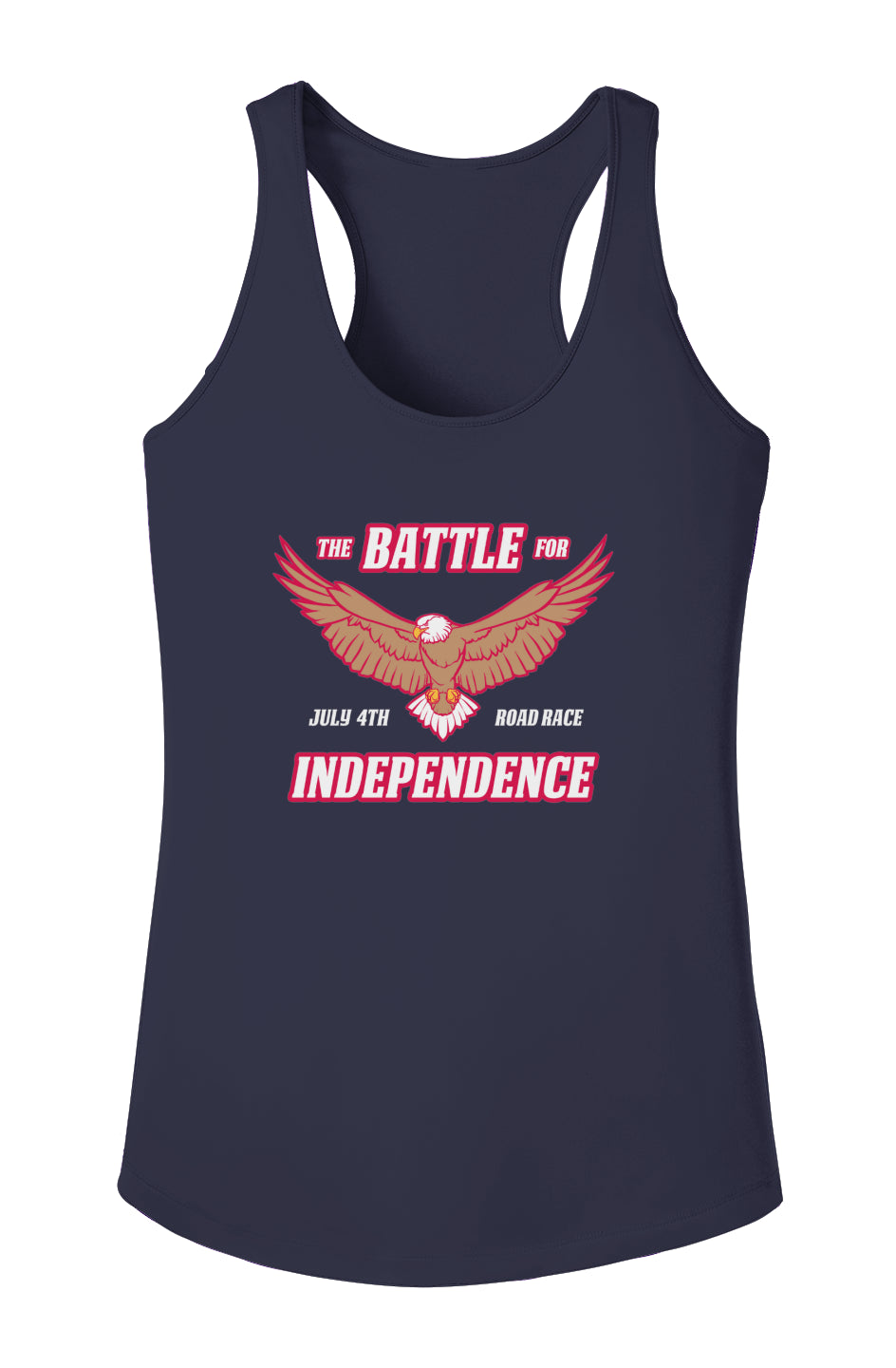 The Battle for Independence Ladies' Competitor Racerback Tank