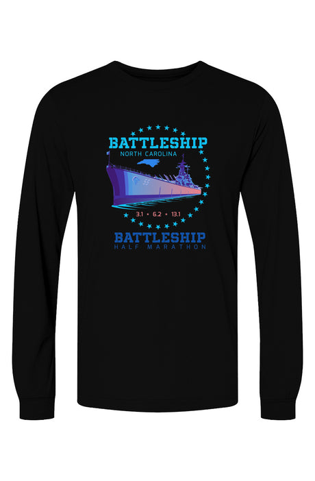 Battleship Half Marathon Triblend L/S Tee
