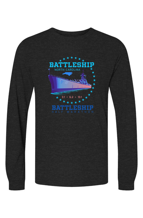 Battleship Half Marathon Triblend L/S Tee