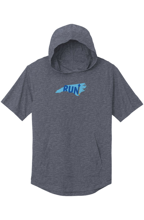 Run Wilmington Wicking Short Sleeve Hoodie