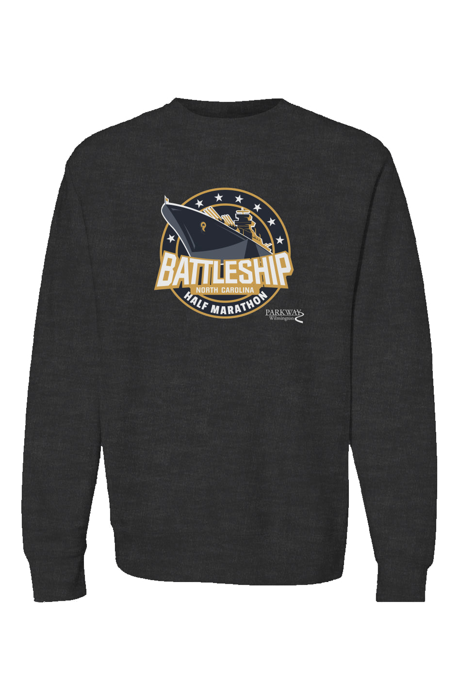 Battleship Half Marathon Premium Heavy Blend Crewneck Sweatshirt