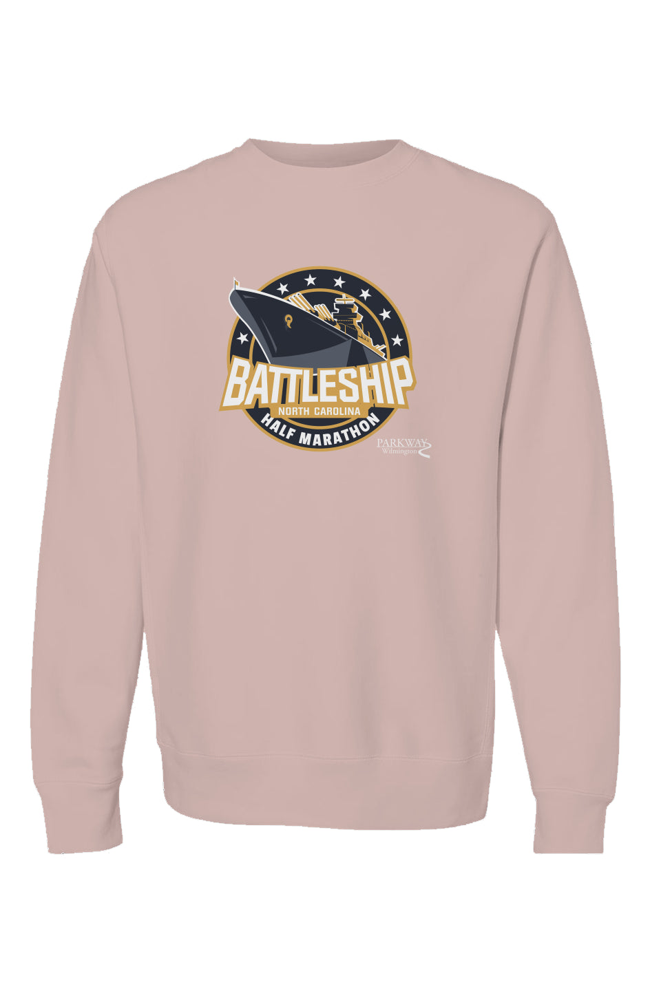 Battleship Half Marathon Premium Heavy Blend Crewneck Sweatshirt