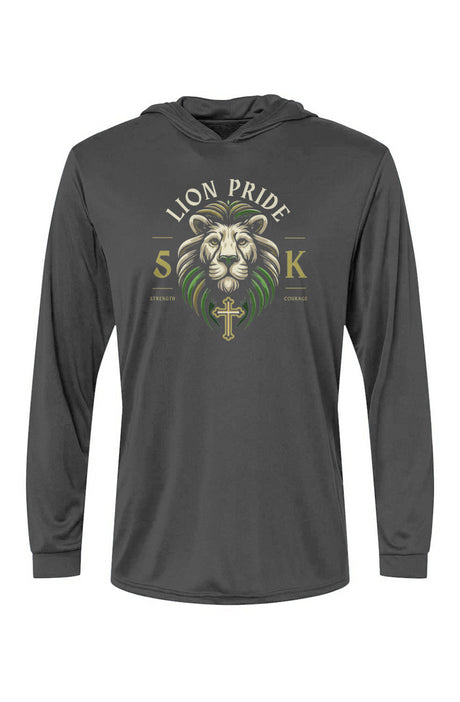 Lion Pride 5K Bahama Hooded L/S Performance Tee w/ UPF 50+