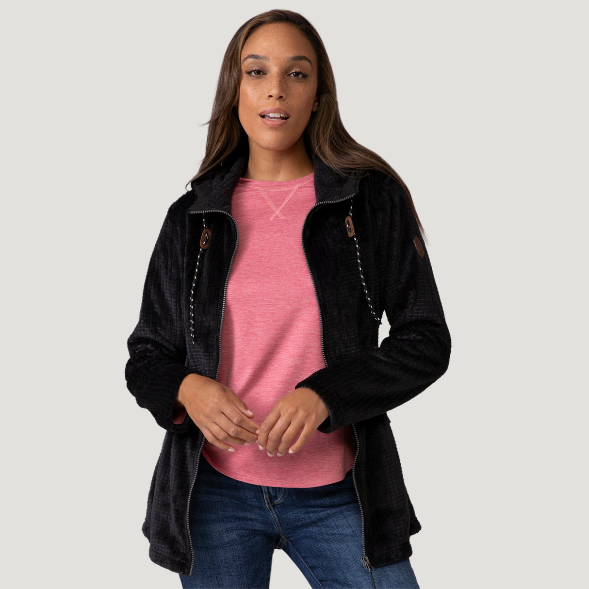 Women's Grid Butter Pile® Anorak Jacket