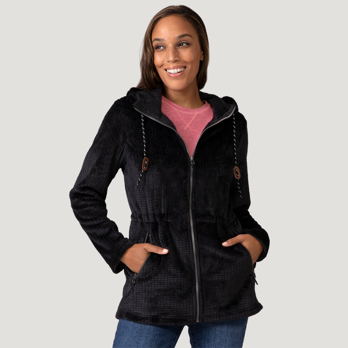 Women's Grid Butter Pile® Anorak Jacket