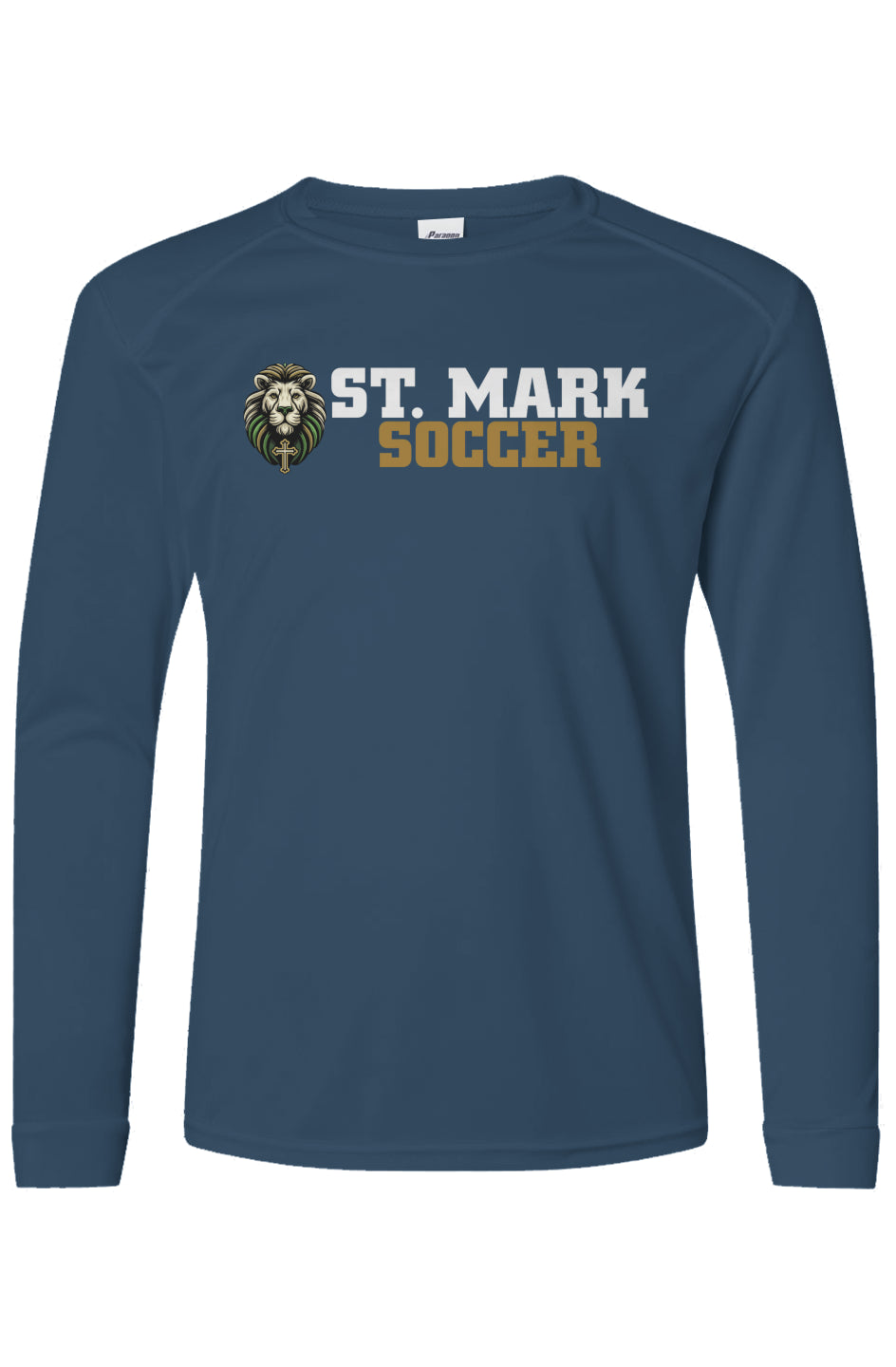 St. Mark Catholic Soccer L/S Performance Tee w/ SPF 50+