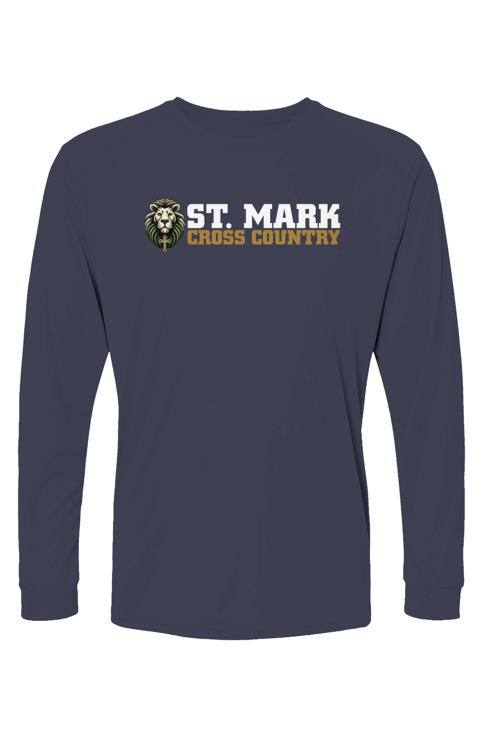 St. Mark Catholic Cross Country L/S Performance Tee w/ SPF 50+