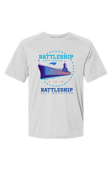 Battleship Half Marathon Islander Performance Tee w/ SPF 50+
