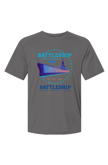 Battleship Half Marathon Islander Performance Tee w/ SPF 50+