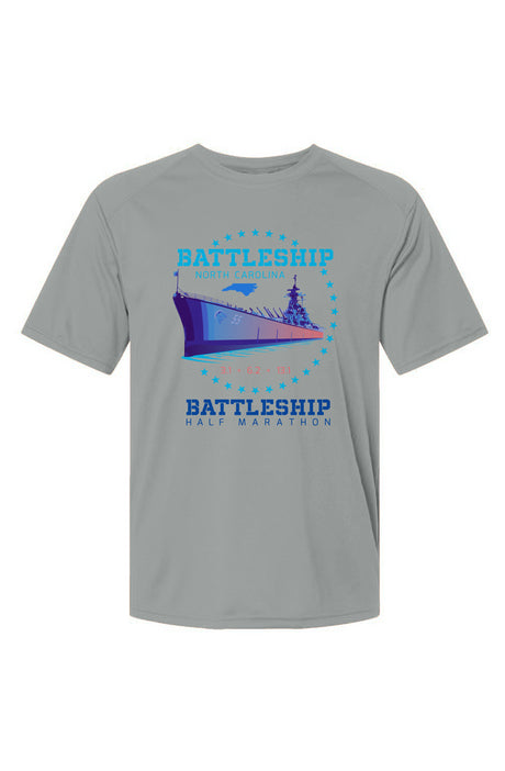 Battleship Half Marathon Islander Performance Tee w/ SPF 50+