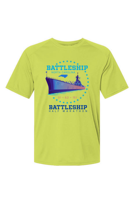 Battleship Half Marathon Islander Performance Tee w/ SPF 50+