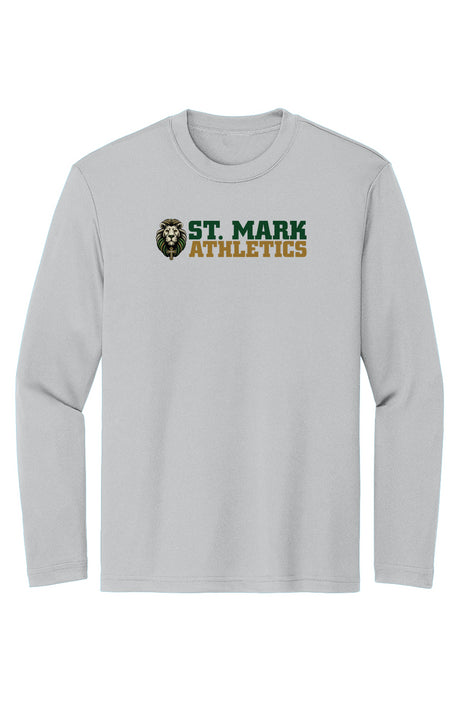 St. Mark Athletics L/S Performance Tee w/ SPF 50+