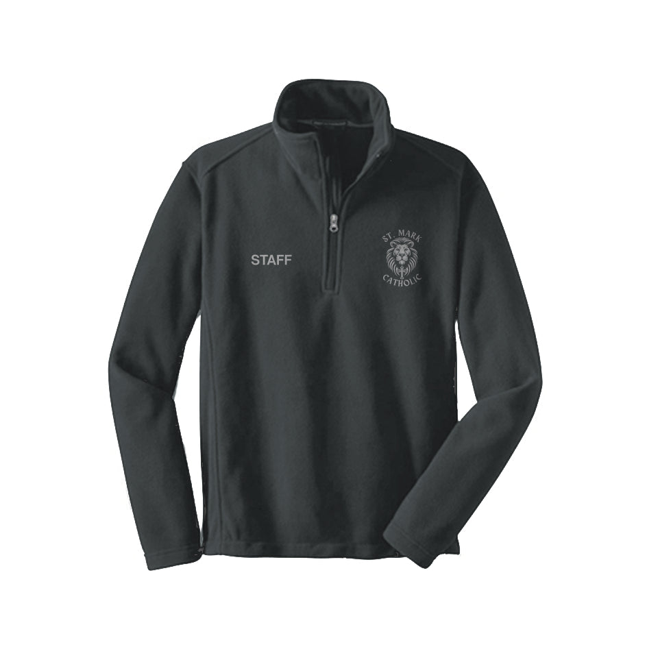 St. Mark Catholic Quarter Zip Pullover Fleece Pullover