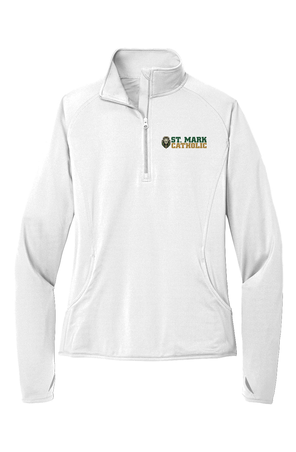 St. Mark Catholic Ladies' Performance Quarter Zip Pullover