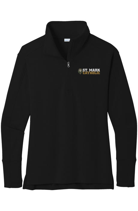 St. Mark Catholic Ladies' Performance Quarter Zip Pullover