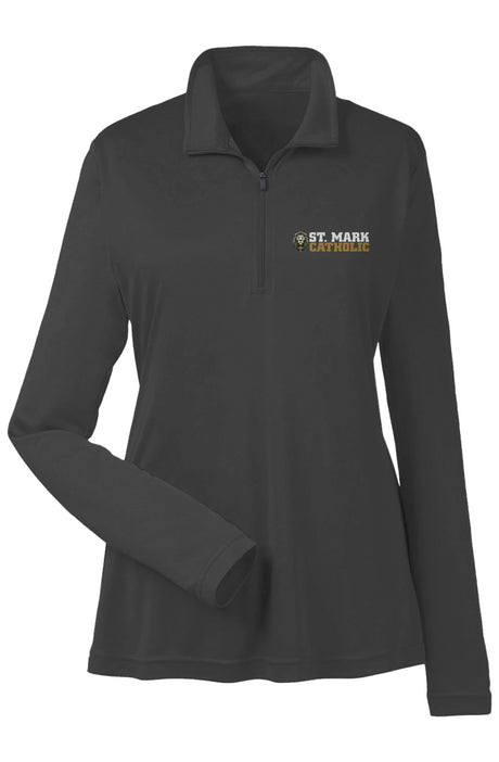 St. Mark Catholic Ladies' Performance Quarter Zip Pullover