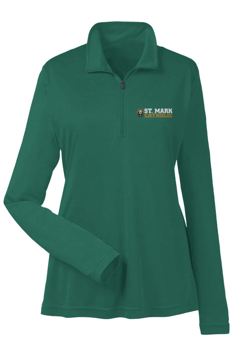 St. Mark Catholic Ladies' Performance Quarter Zip Pullover