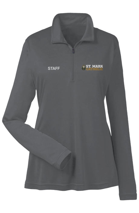 St. Mark Catholic Ladies' Performance Quarter Zip Pullover