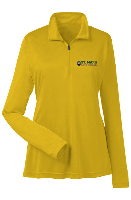 St. Mark Catholic Ladies' Performance Quarter Zip Pullover