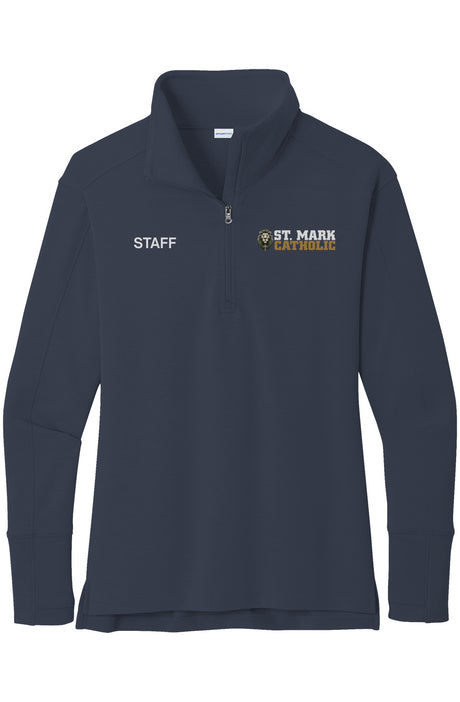 St. Mark Catholic Ladies' Performance Quarter Zip Pullover
