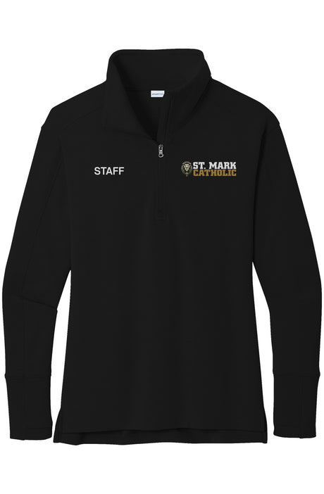 St. Mark Catholic Ladies' Performance Quarter Zip Pullover
