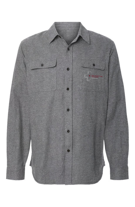 Men's Solid Flannel Shirt
